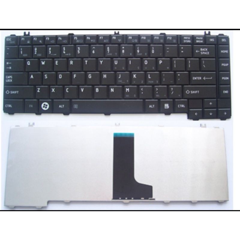 Keyboard ORI Toshiba C600 C640 L640 L635 L645 L735 L745 GLOSSY- BLACK