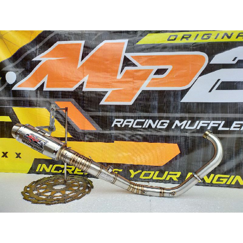 knalpot mx king roadrace spek mp3/mp5 mp2 racing muffler