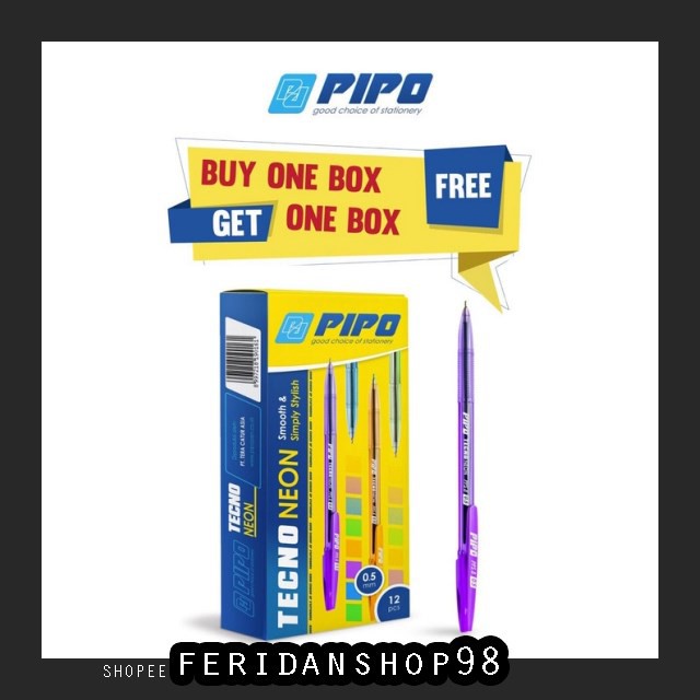 

BT198 BUY1 GET1 PULPEN BEST MERK PIPO PPS8 TECHNO NEON BY FERIDANSHOP98