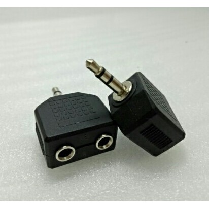 Converter Audio Converter 3 5mm to 3 5mm Cabang Splitter Jack Audio
