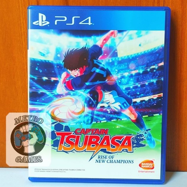 Captain Tsubasa Ps4 Kaset Captain Tsubasa Rise of New Champions Playstation PS 4 5 CD BD Game Games sepak bola pes fifa 21 22 2021 2022 football subasa hyuga nankatsu capten sepak bola roberto petualangan seru mainan gim bluray disc