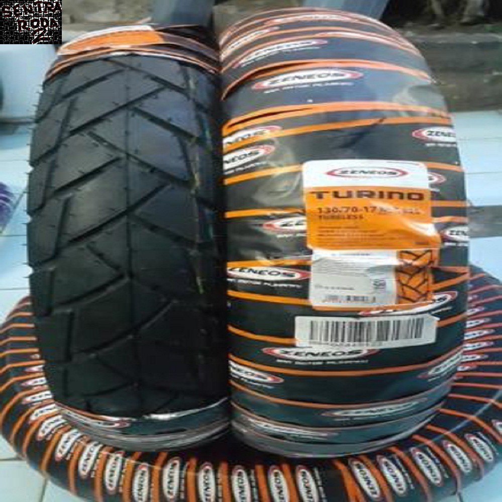 Ban Motor Tube Type / Tubeless ZENEOS TURINO Ukuran 130/70 Ring 17 Dual purpose