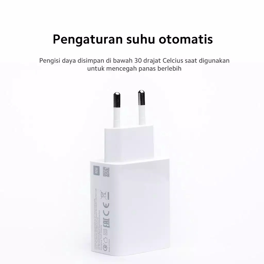 Xiaomi 18W Fast Charger, Qualcomm Quick Charge QC 3.0 - Putih TAM