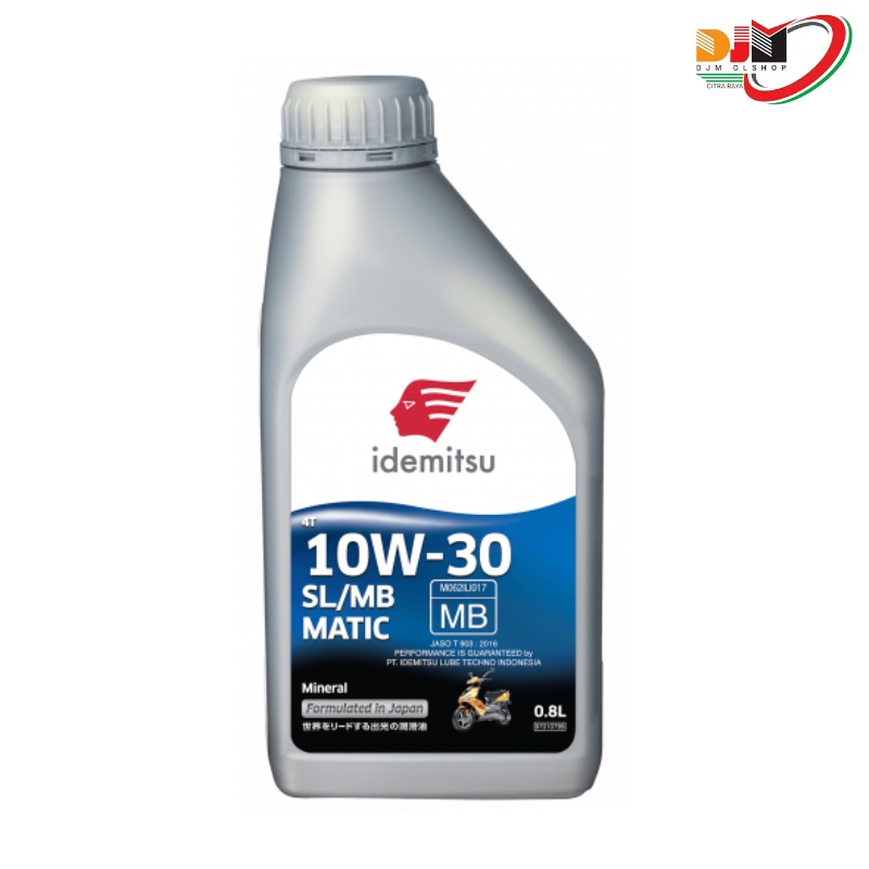 IDEMITSU Oil Matik 4T SL/MB 10W/30 Mineral 800ml