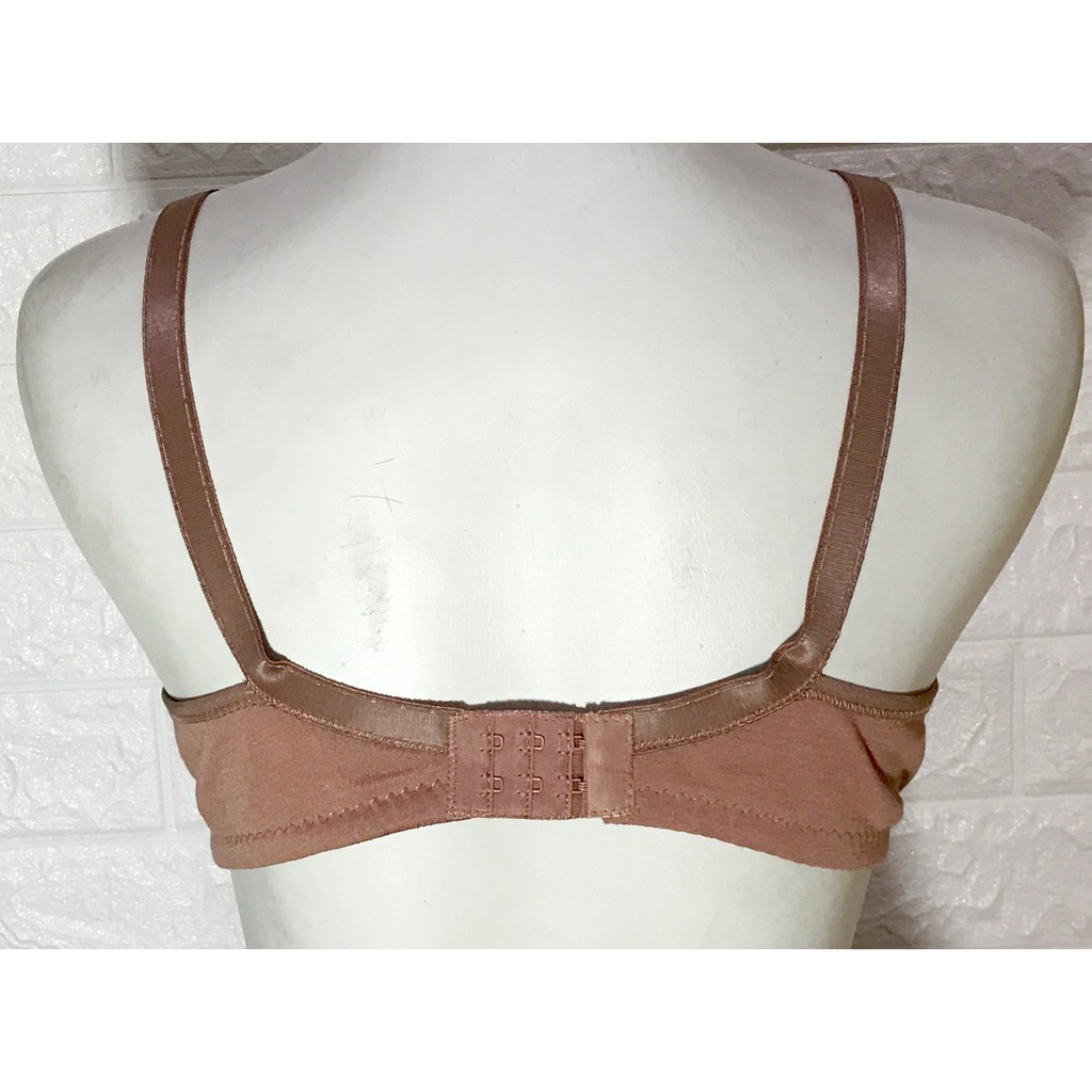 BAYIe - 3 PCS BH/Bra Wanita Sport Tanpa Kawat Bahan Katun SALSA/BODYFIT Ukuran 34,36,38,40 42,44,46 48