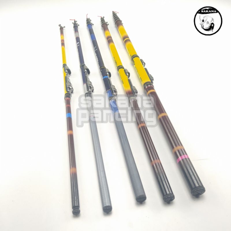 JORAN TEGEK FIBER KARBON MURAH AUDREY MASTERKING CUSTON SET KOLONG 180 210 240 270 300 360 450 CM
