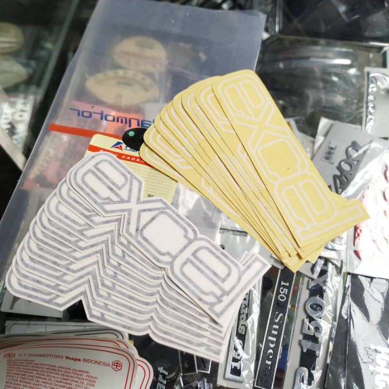STIKER TEPONG VESPA EXCEL DANMOTOR ...... VESPA PART & AKSESORIS