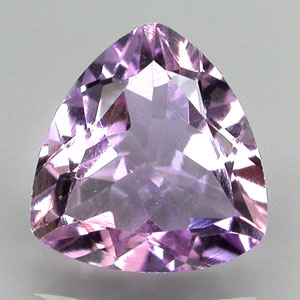 VVS Trillion 10mm 2.90ct Natural Unheated Pink Purple Amethyst Brazil AT300