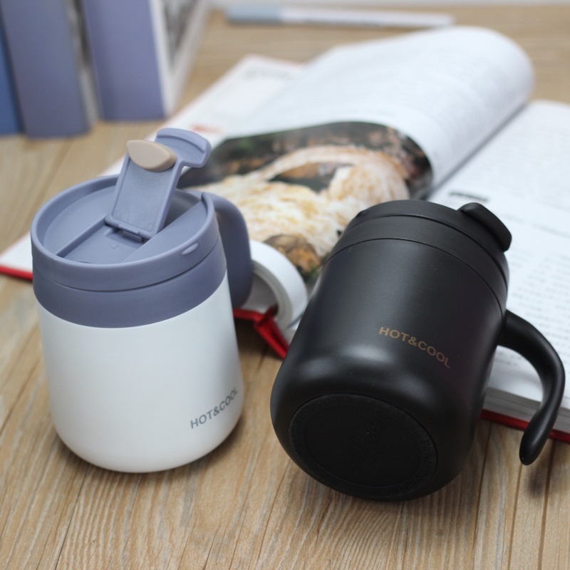 Botol Minum Mug 350ml Mug Tumbler Thermos Coffee Bahan Stainless Steel