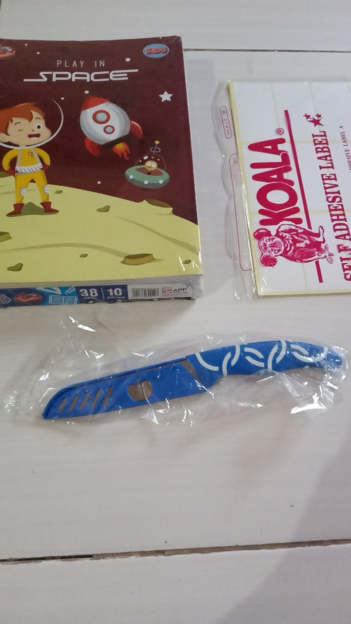 Pisau Buah Motif Apel [random] / Alat Pisau Dapur Set [super Tajam] / Pemotong Sayu