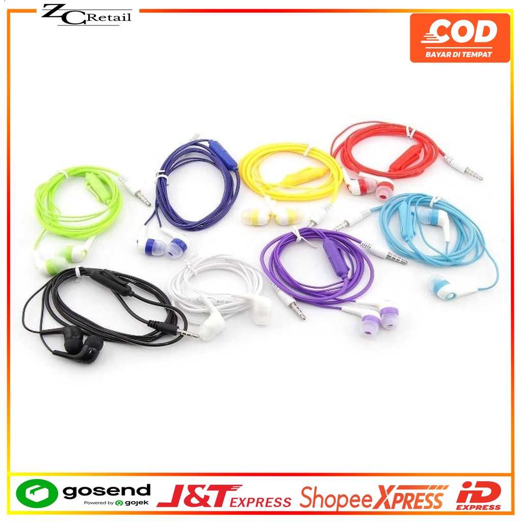 Earphone Ear phone Headset Handsfree Music Angel Stereo Non Mic murah