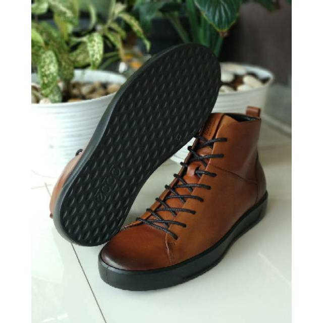 Sepatu ECCO Mens Soft 8 Street High Original Sepatu Mantap