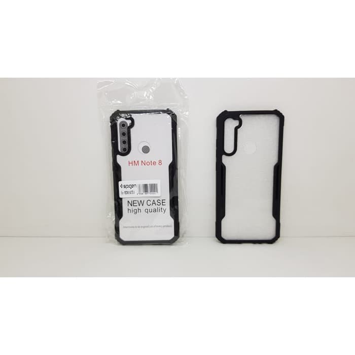 BARU Case Casing  HP Spigen FUSION Xiaomi Redmi Note 8 6.3 Quality Spigen  Kondom Pelindung HP