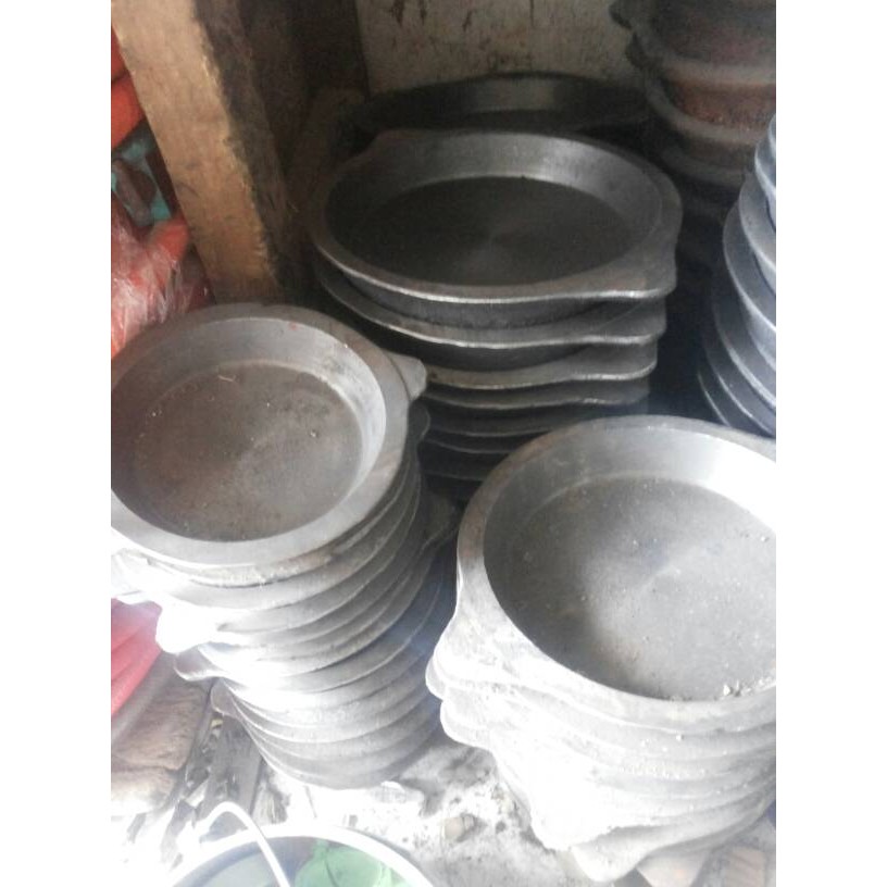 Cetakan / Kuali / Loyang Martabak Manis Terang Bulan / Bangka 28cm - Cor besi baja