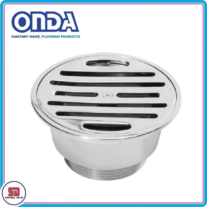 ONDA FLS 06 Saringan Got / Floor Drain Kuningan 2&quot; Pembuangan Air Drainer Bulat