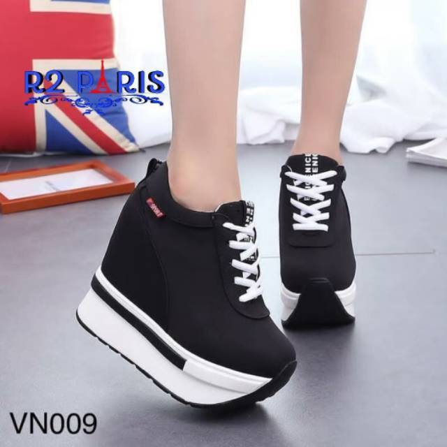 Starr seller sepstu snaeker ZPT-Sepatu wedges polos wanita OF-71