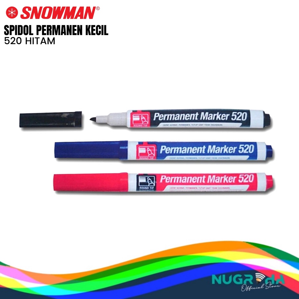 SPIDOL PERMANEN KECIL SNOWMAN 520