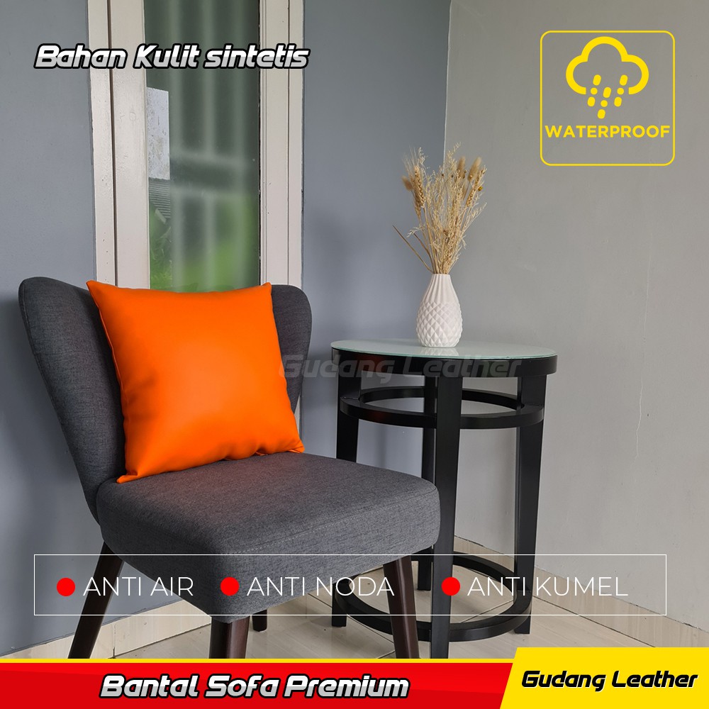 Bantal Sofa Premium bahan Kulit Sintetis