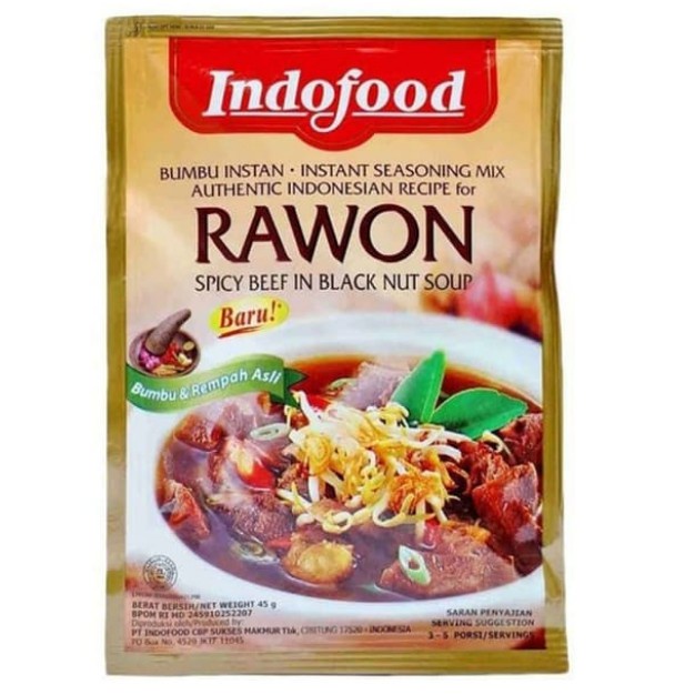 

bumbu Indofood Rawon 45 gr Pasar Murah Bekasi