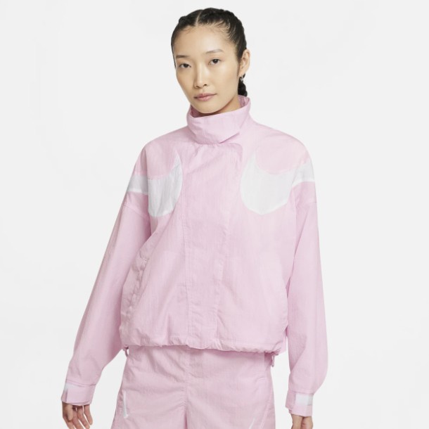 Nike Womens Jacket Sportswear Swoosh Repel - Pink, S Cuci Gudang