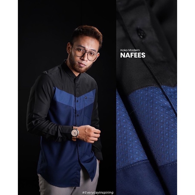 Nafees Koko Modern | Koko Ustadz | Koko Santri | Kemeja Santri | Seragam Pondok