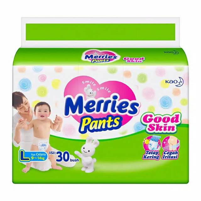 Pampers merries pants M34/L30