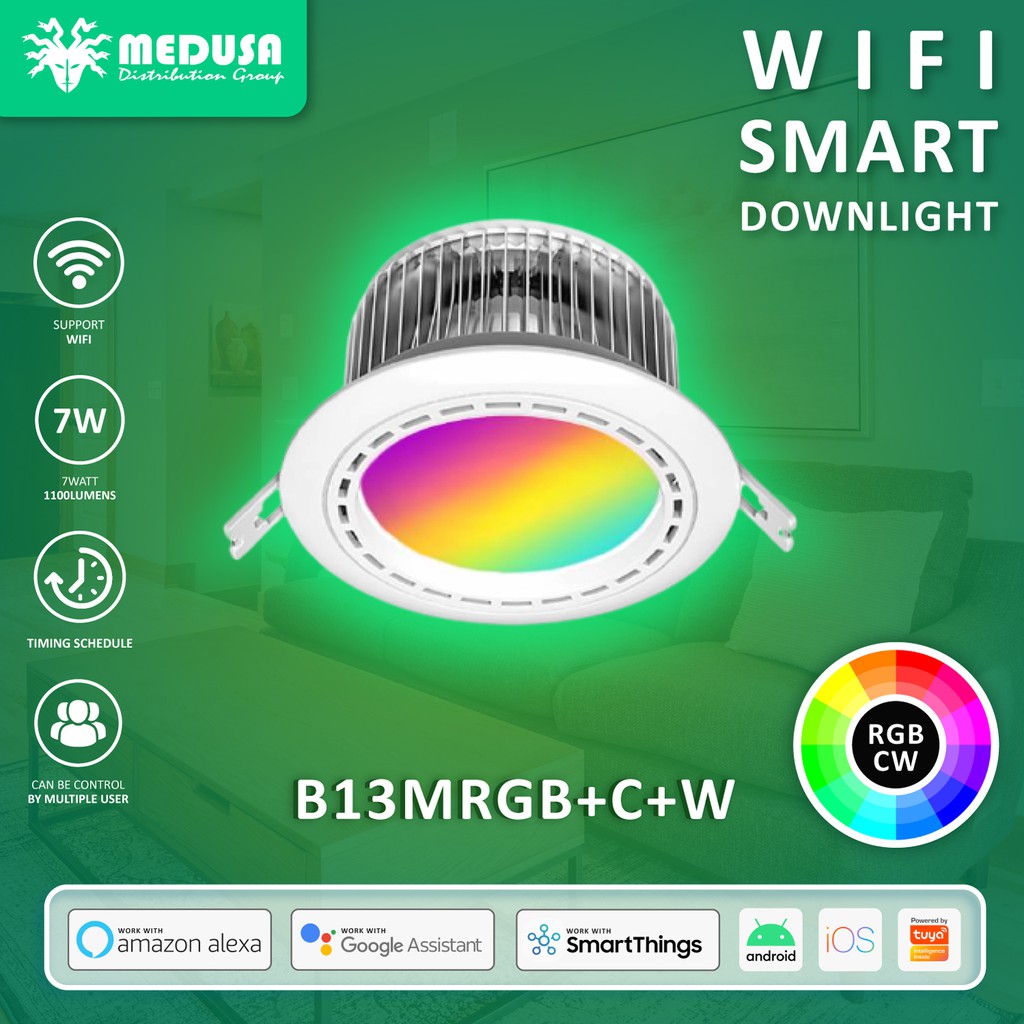 SMART HOME Medusa Wifi Smart Downlight B13M