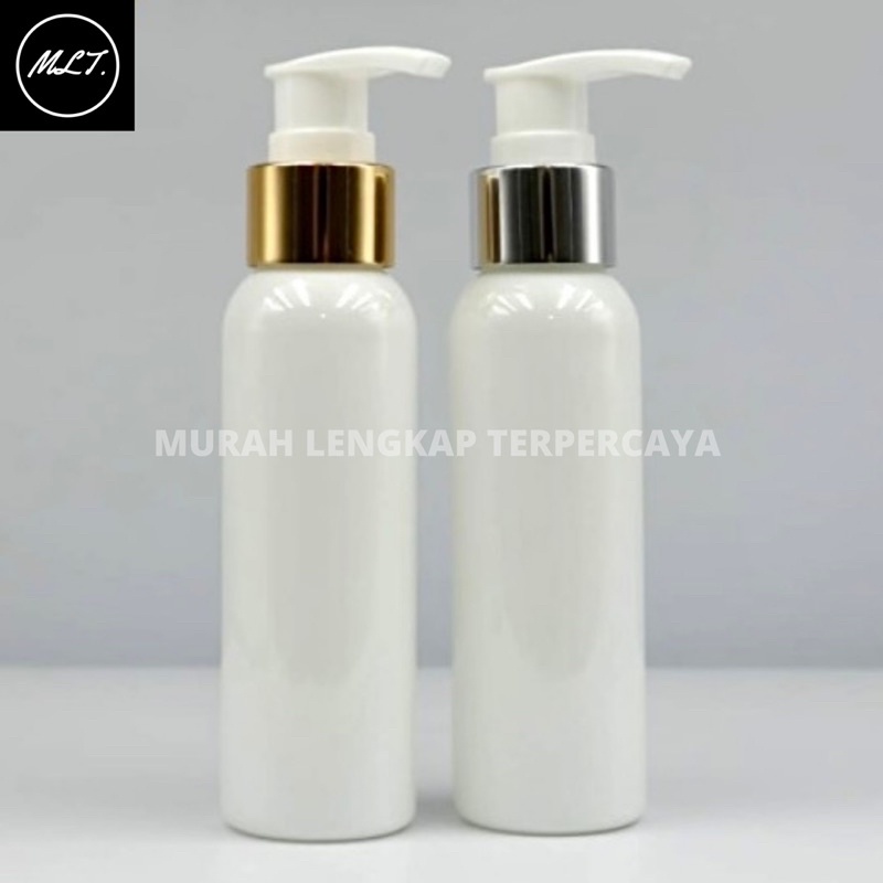 BOTOL SABUN 100ML PUMP / TUTUP PUMP LOTION GOLD /BOTOL 100 ML PUMP GOLD SABUN