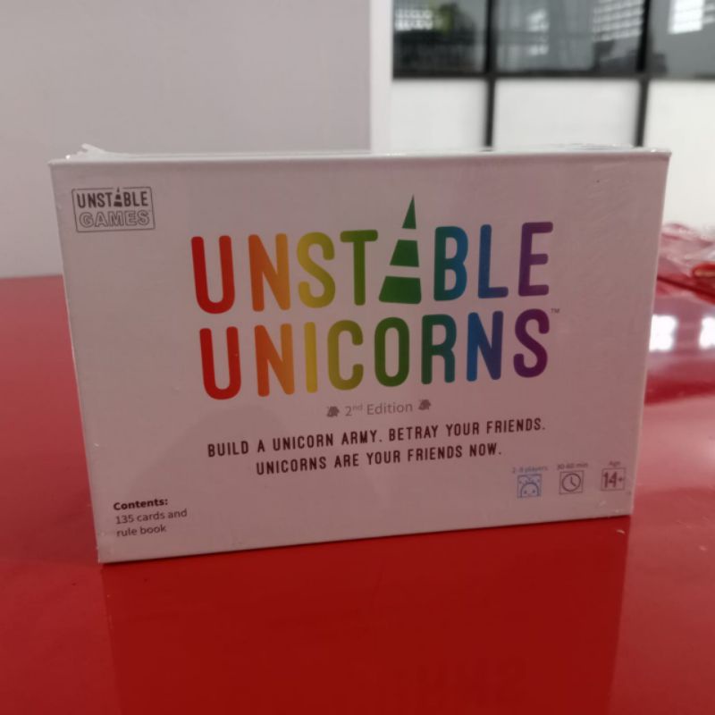 unstable unicorns 2nd board game