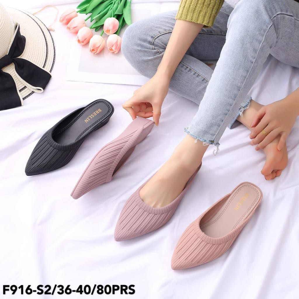 DUARTE OCHOLLETION, SANDAL SELOP  WANITA/SANDAL  IMPORT BRESLIN JELLY SHOES F916-S2 (OS) 100%ORI