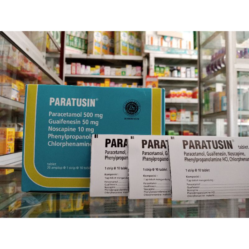 PARATUSIN TABLET 1 STRIP @10 TABLET - ED 03/2025