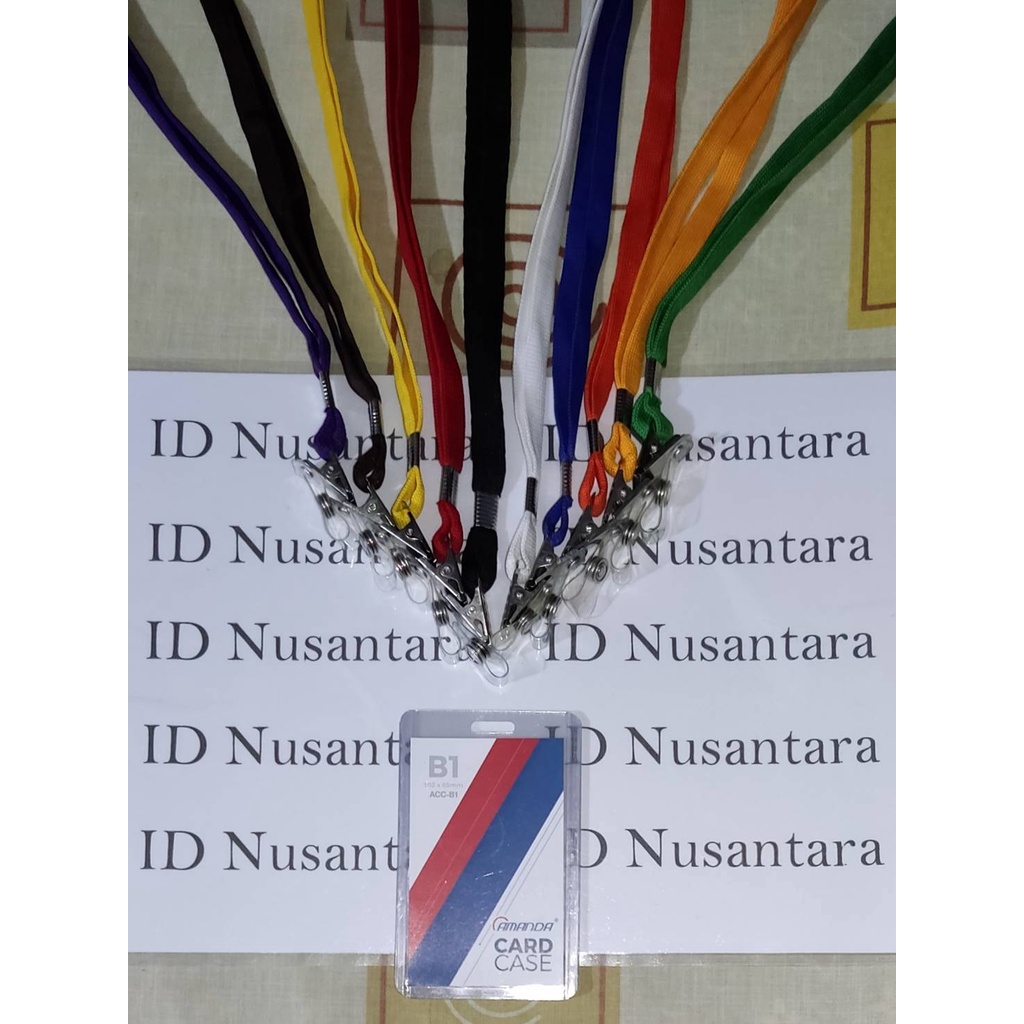 

Paket Tali Jepit Besi + ID Card Case B1
