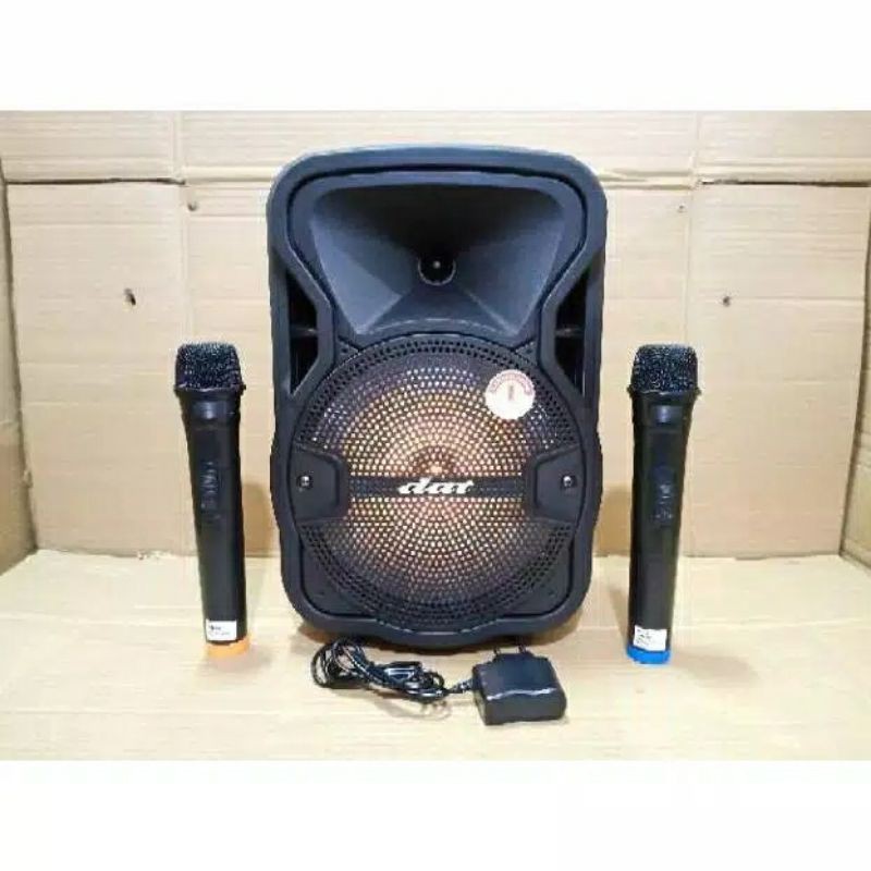 SPEAKER AKTIF 8 INCH PORTABLE DAT DT 820QD (KODE J651)