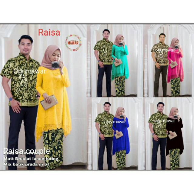 Diajeng Batik - Couple Sarimbit Raisa Brokat