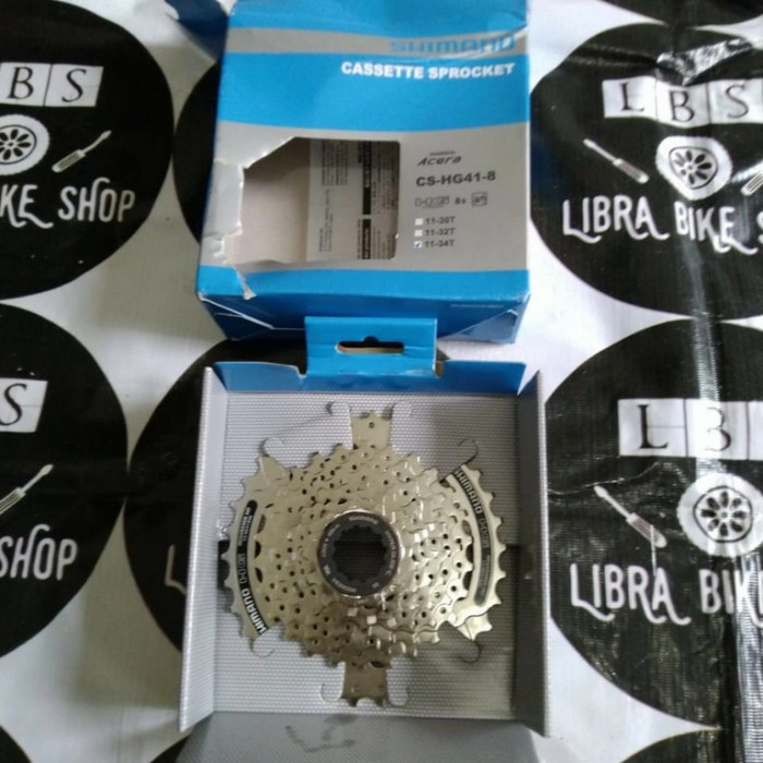 SPROCKET 8 SPEED SHIMANO MEGARANGE HG-41 11-34T