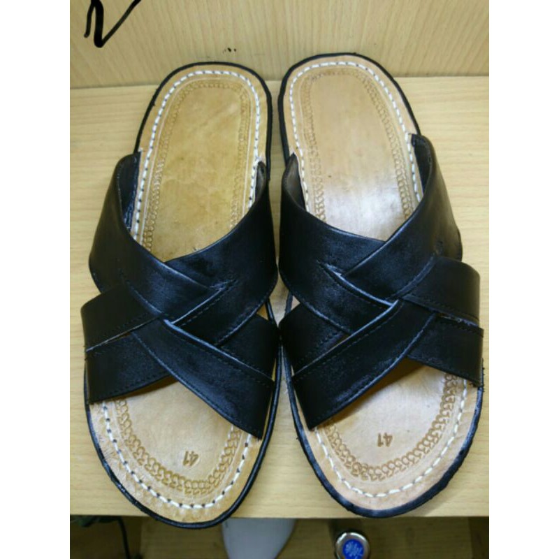 Sadal kulit asli model pria jempol 37-45