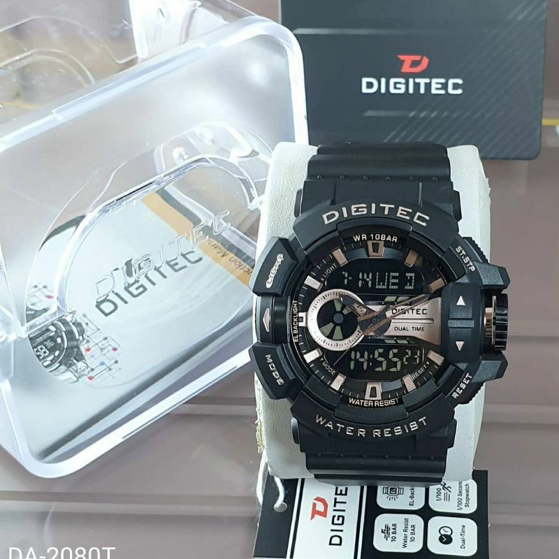 JAM DIGITEC DUAL TIME BLACK GOLD