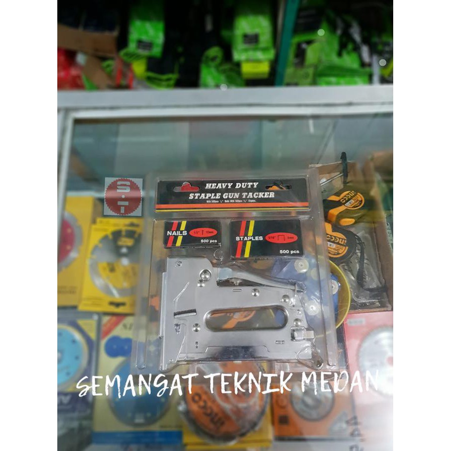 

Diskon Staples Tembak Manual Gun Tacker Multifungsi Bisa Paku U I Heavy Duty Smtt1 Ayo Order