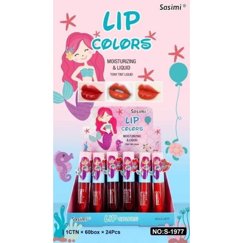 [Per Batang] Liptint Sasimi Mermaid Lip Colors S-1977