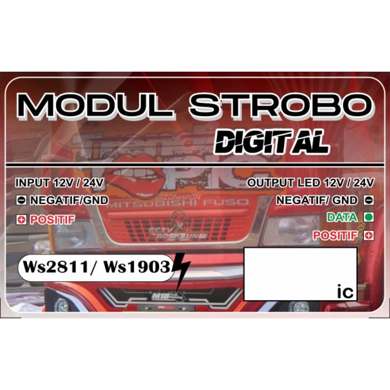 MODUL STROBO RUNNING TIK-TOK 50MODE