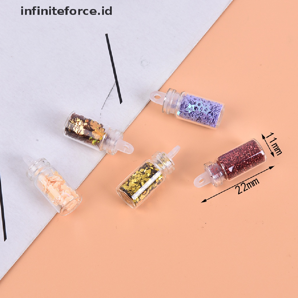 (infiniteforce.id) Manik-manik Berlian Imitasi 3D Untuk Dekorasi Nail Art DIY