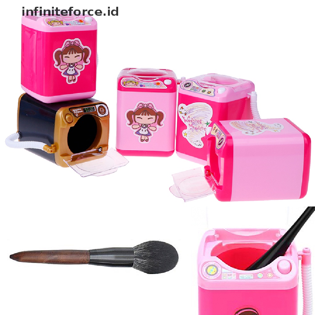 Infiniteforce.id Mesin Cuci Spons Puff Brush Makeup Elektrik Mini