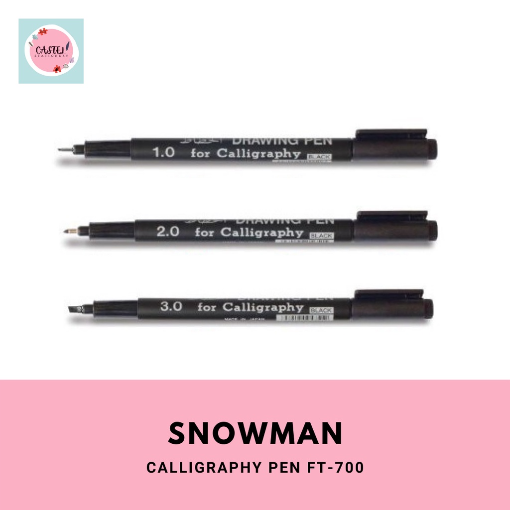 

Calligraphy Pen Pulpen Kaligrafi Snowman FT-700