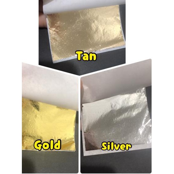 

Gratis Ongkir!! KODE-770 Gilding sheets lembar kertas emas kertas perak metalic leaf bahan kerajinan