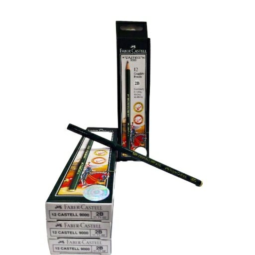 

PENSIL 2B FABER CASTELL 9000 - 12 PCS
