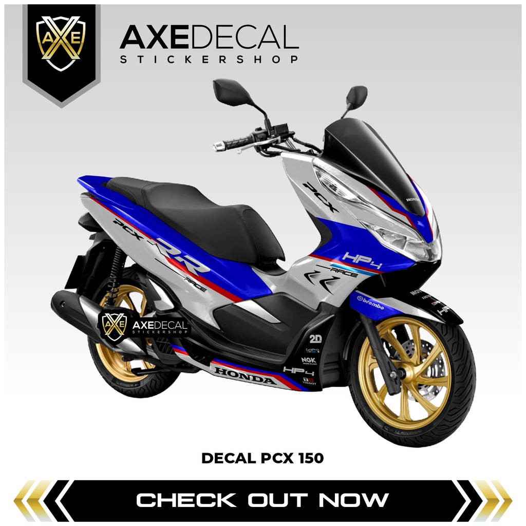 Decal Pcx 150 Livery HP 4 Fullbody / Honda Pcx / Stiker Motor / Stock Decals
