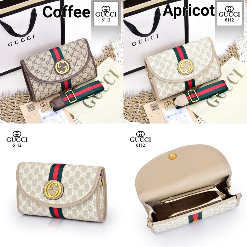 TAS WANITA BATAM IMPORT GUCCI MINI BAG 6112 KWALITAS SEMI PREMIUM