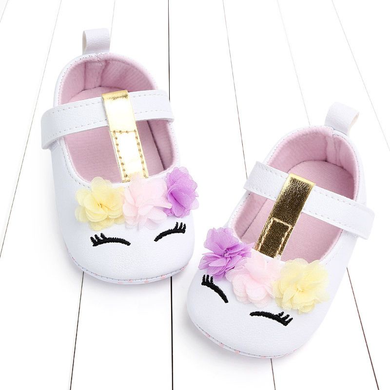 [ 0 - 18 bulan ] Sepatu prewalker pesta unicorn anak perempuan import cocok untuk ulangtahun