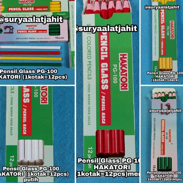 

Grosir Belanja Pensil Glass PG-100 HAKATORI (1kotak=12pcs) =rp.22.500/1lusin