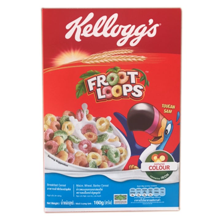 

KELLOGGS Froot Loops Cereal 160gr